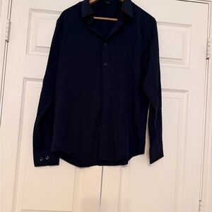 Classic Navy Men's Button Down Shirt